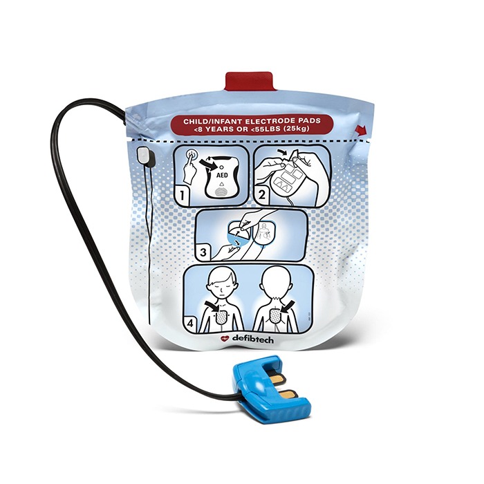 Defibtech Lifeline View Pediatric AED Replacement Pads