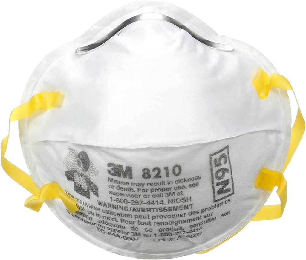 3M Particulate Respirator 8210v N95 Supplier in Dubai UAE, Saudi Arabia KSA & Oman.