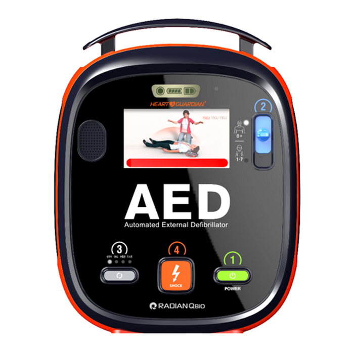 Heart Guardian HR-701 Plus AED Machine With Monitor Supplier in Dubai UAE and Saudi Arabia KSA